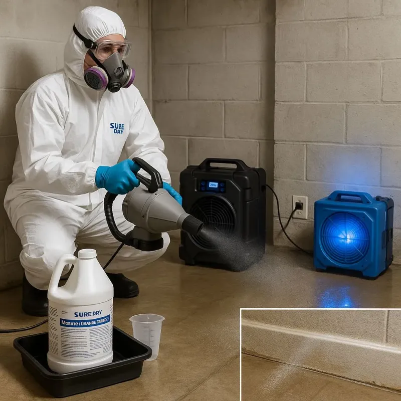 Sanitization and Odor Removal process in Goffstown, NH
