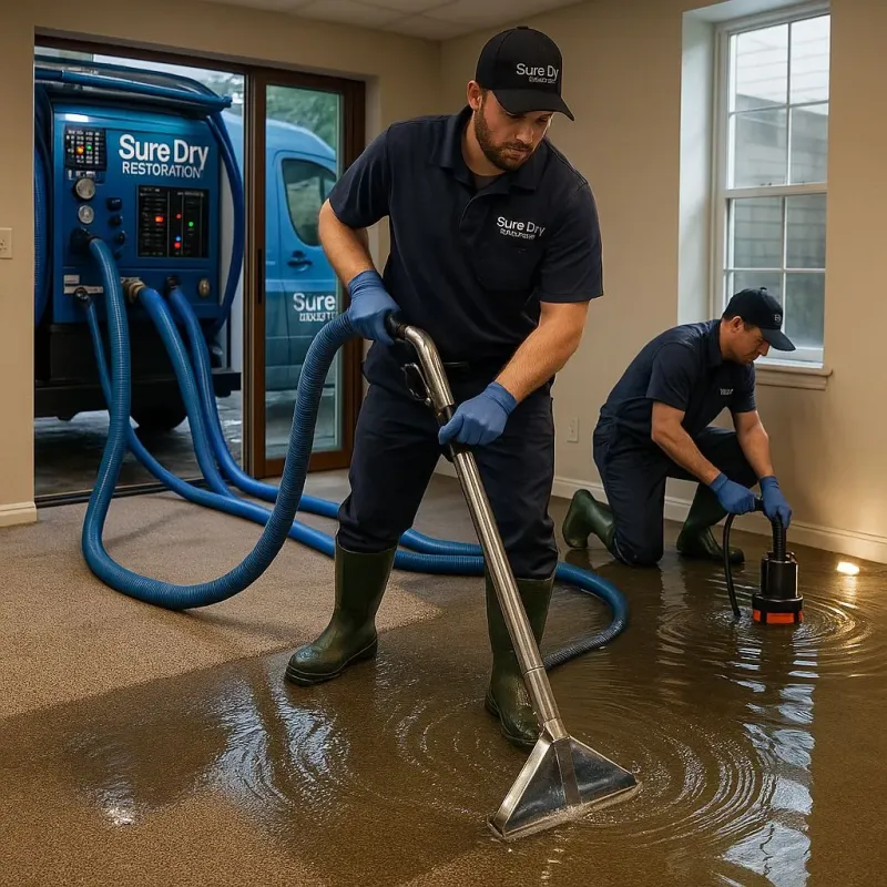 Water Extraction and Removal process in Goffstown, NH